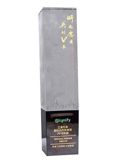 中國區(qū)2018年度工程渠道工業(yè)行業(yè)中國區(qū)唯一最佳合作伙伴獎