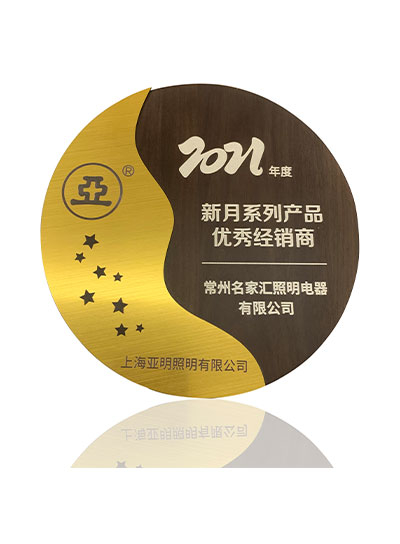 2021年度上海亞明 新月系列產(chǎn)品優(yōu)秀經(jīng)銷(xiāo)商